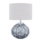 Laura Ashley Elderdale Table Lamp Smoked Glass with Shade